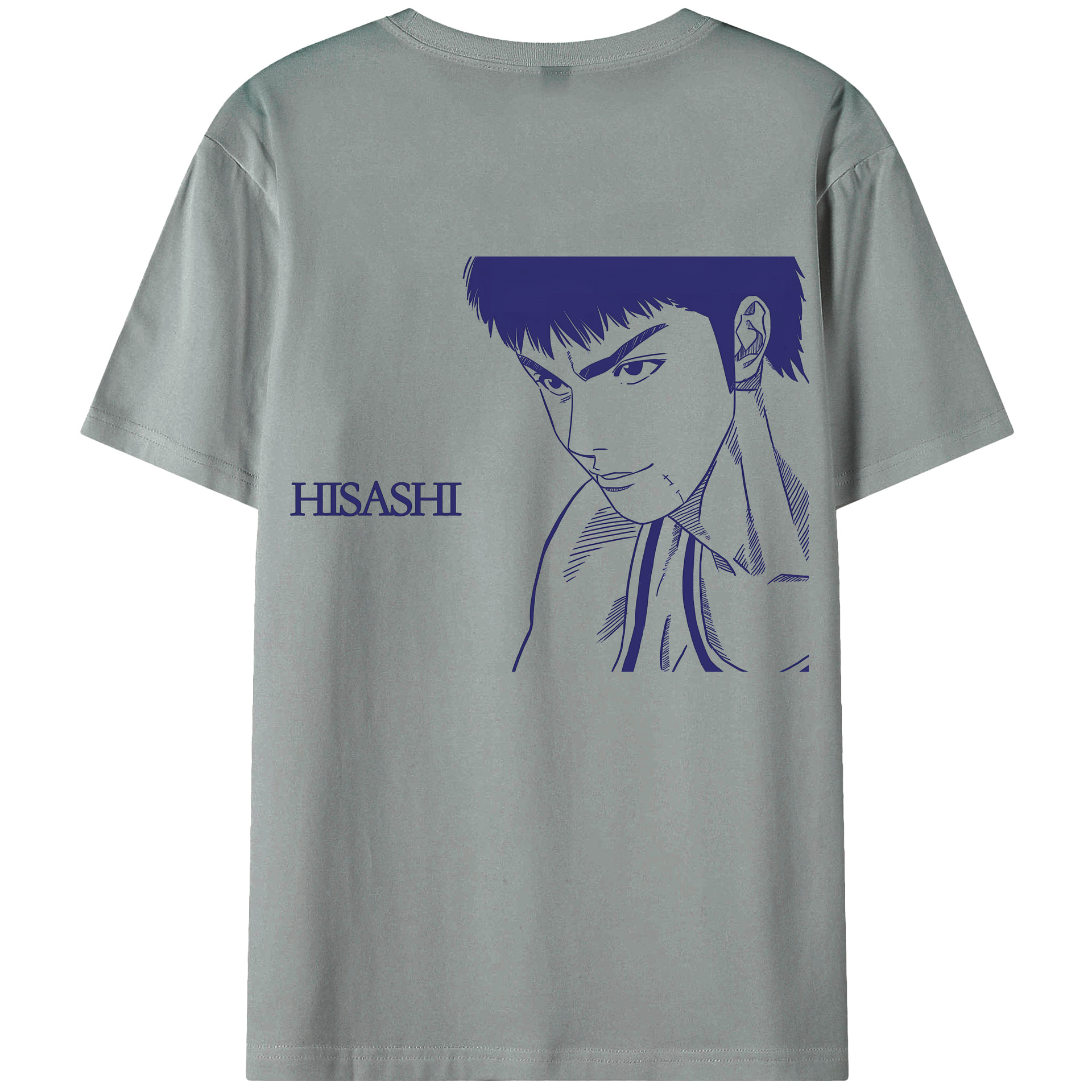 （画像用） SLAM DUNK／スラムダンク 綿100％ メンズ半袖Tシャツ（バックプリント） 通気性